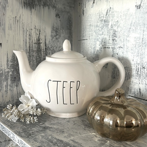 Rae Dunn STEEP tea pot - Picture 1 of 4